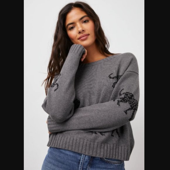 Rails Sweaters - Rails | Perci Sweater (Ash Jungle Cat)